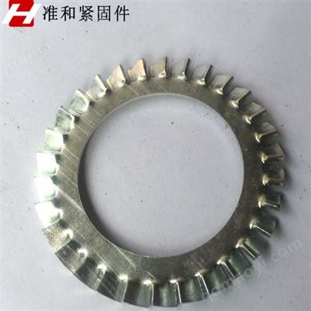 12*30廠家 鍍鋅外齒鋸片墊圈 內齒墊片 內鋸齒墊圈鎖緊墊供應