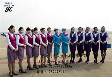 鸿利达 空姐工作制服订做  新款春季空姐服设计  中国国际航空服装