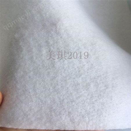 80克针扎棉 羽绒服门襟棉 200克针刺棉 漂白色100M