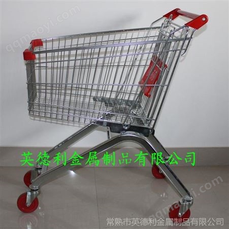 YDL-125L供應超市購物車 歐式手推車 人字腳購物車 理貨車庫房車