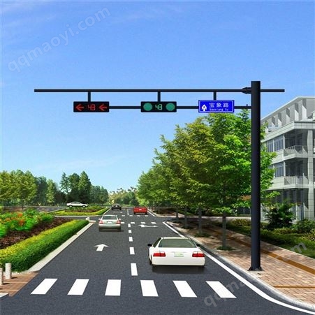 6米交通信号灯价格 悬臂交通信号灯厂家 道路信号灯规格齐全