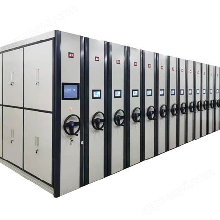 档案室手动电动智能手摇凭证资料储物柜钢制移动件密集柜架