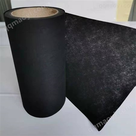 黑色阻燃不織布防火無紡布不分層